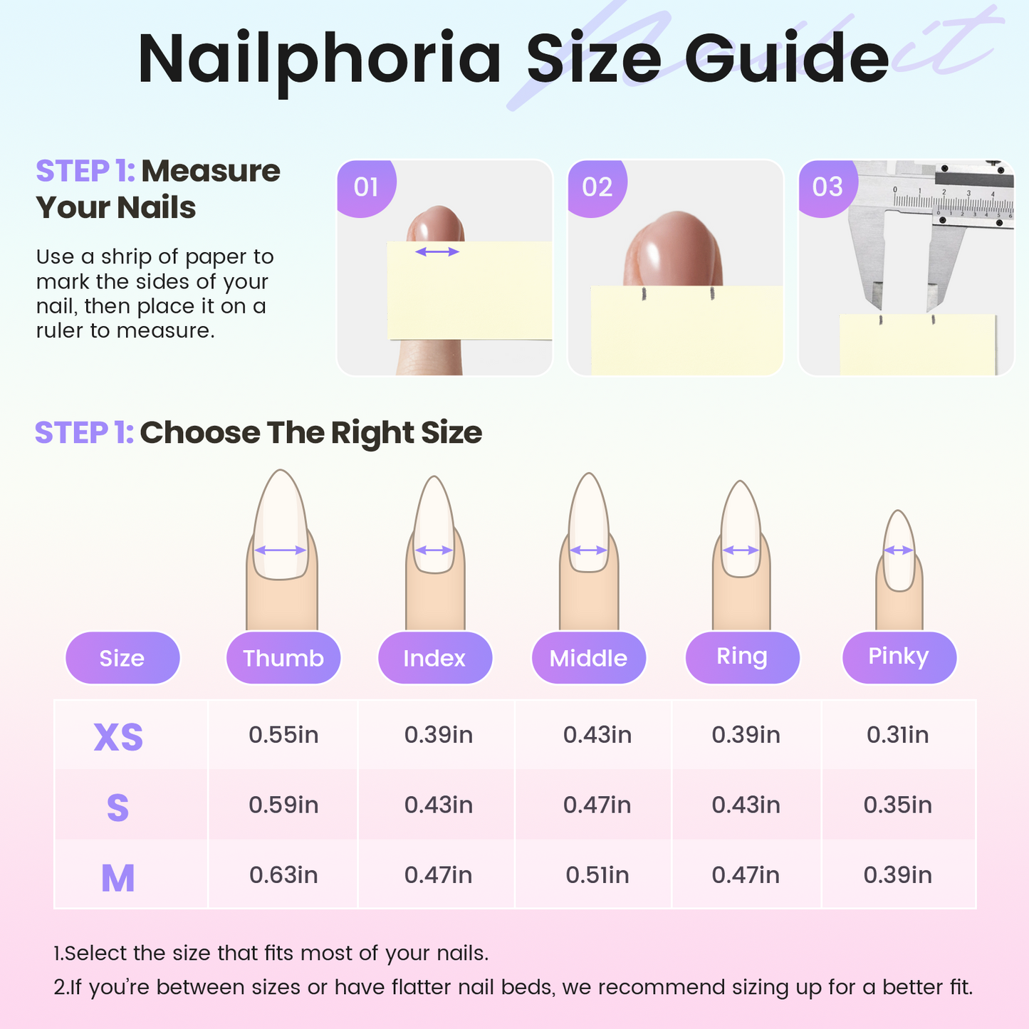 Iridescent Almond Nails | Handmade Press-On Nails | Removable and Reusable | Free Tool Kit Included