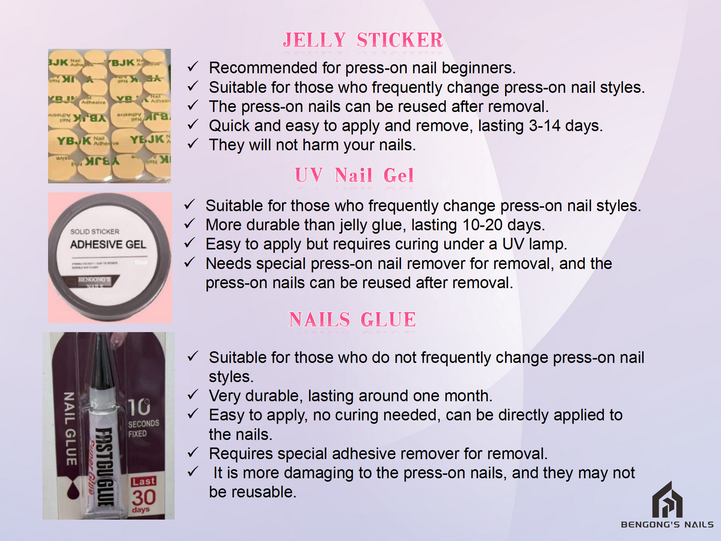 11 Shades of Elegance: French Tip Handmade Press-On Nails Collection|Removable and Reusable | Free Tool Kit Included