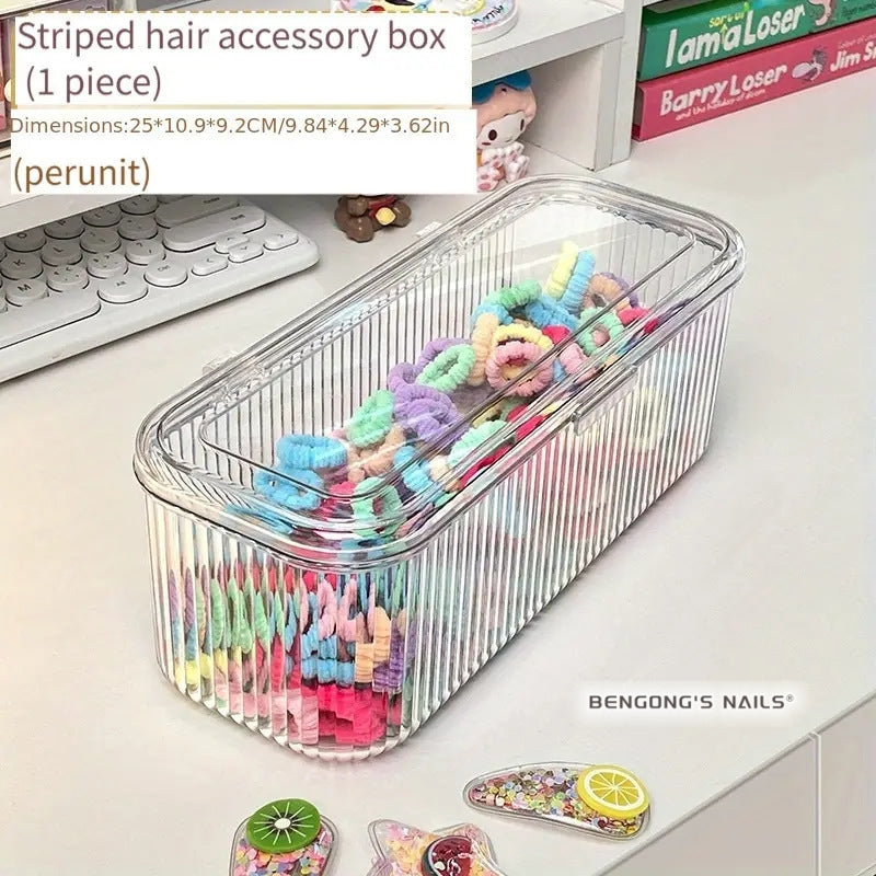 Free gift on orders over $120 | Clear Acrylic Organizer for Nails & Beauty | Minimal, clean, and designed to keep your essentials in place.