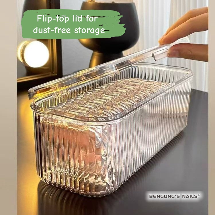 Free gift on orders over $120 | Clear Acrylic Organizer for Nails & Beauty | Minimal, clean, and designed to keep your essentials in place.