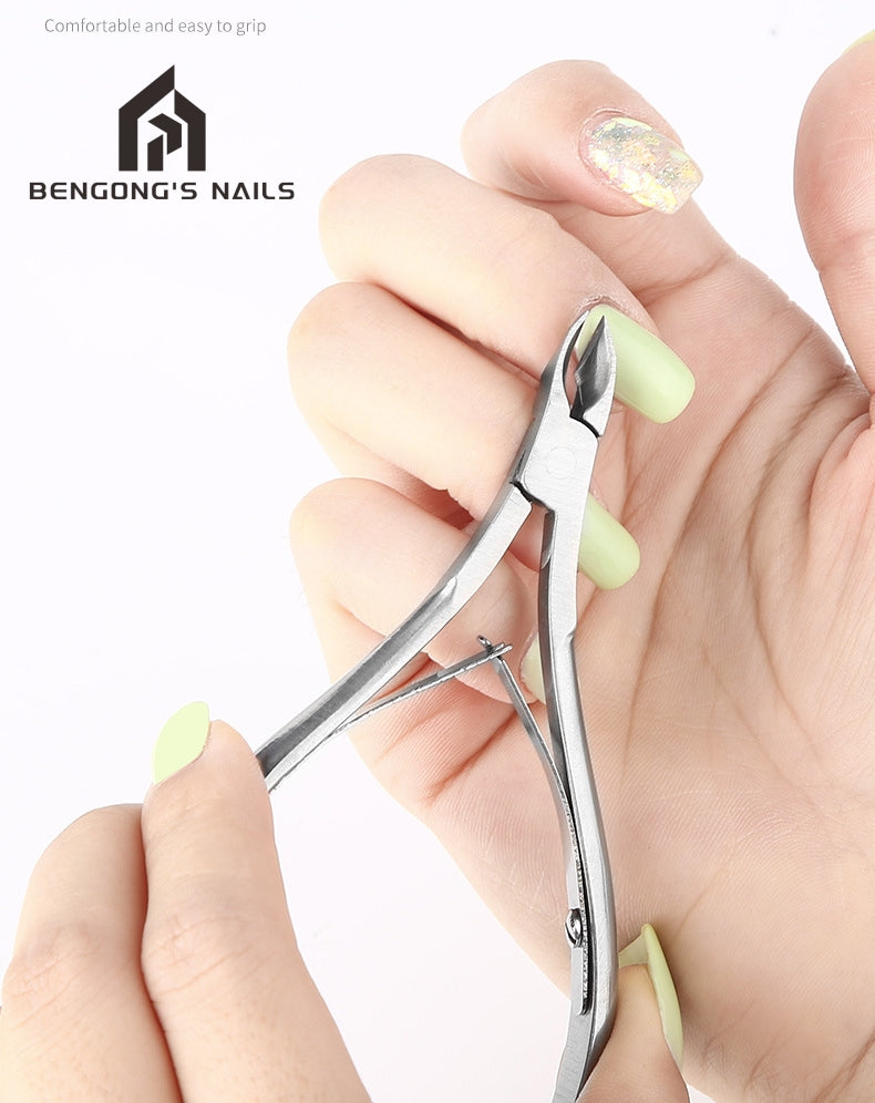 Professional Nail Tool Trio: Cuticle Nipper, Cuticle Pusher & Cuticle Softener | Salon-Quality Manicure at Home